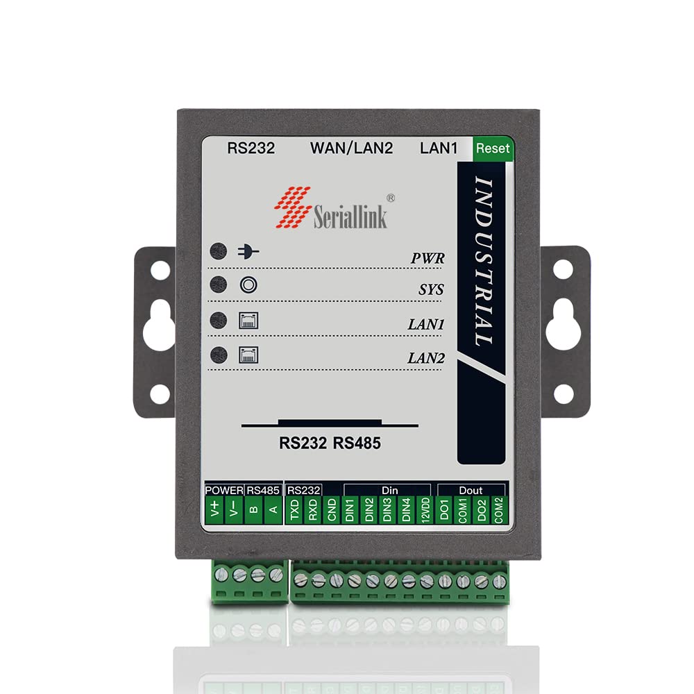 Buy SLKS502 2Ports RS232/485 Serial Device Server
