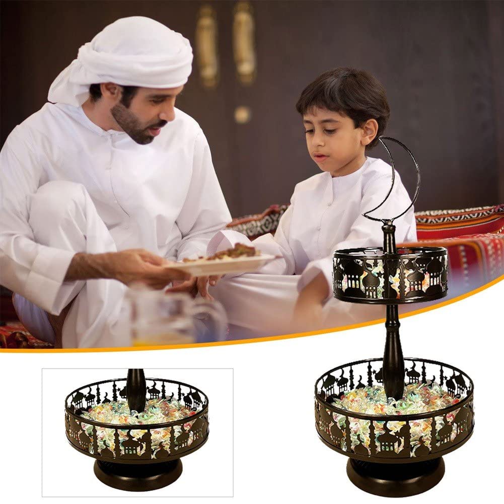 Ramadan Metal Serving Dishes for Eid Mubarak, Food Pastry Dessert Display Holder price in UAE