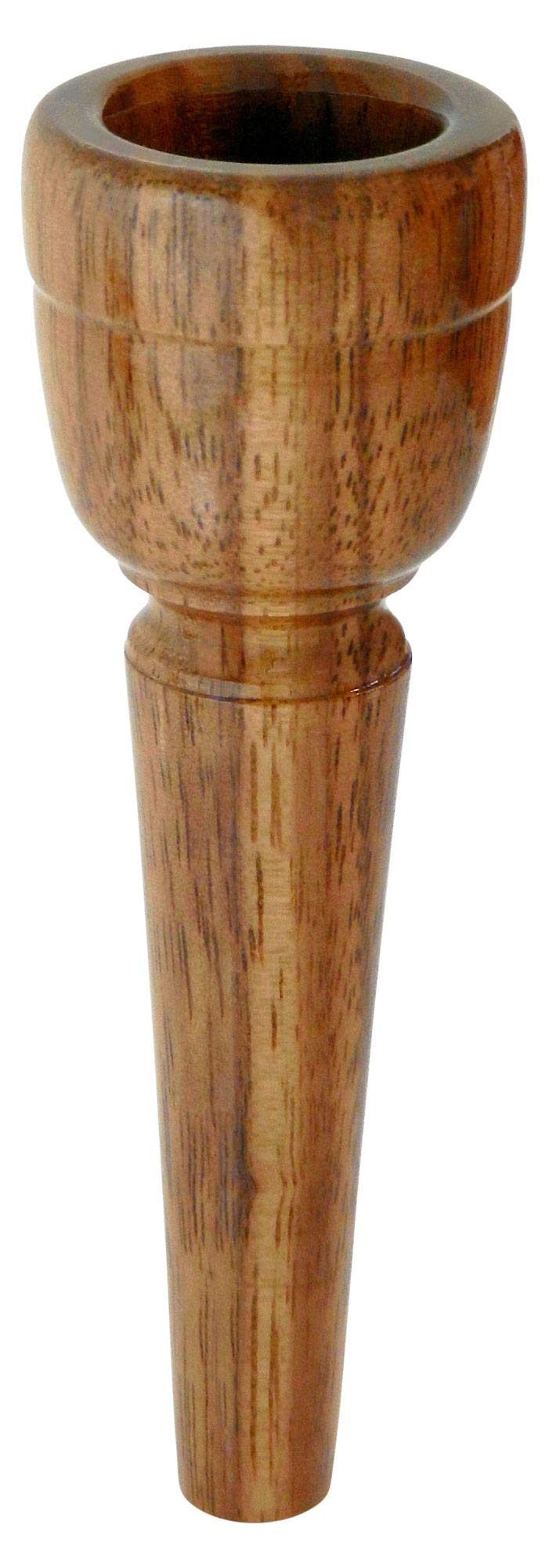 MUN20 Mundstück für Alphorn 20 mm (aus Nussholz, Kesselweite: 20 mm, Kesseltiefe: 25 mm, Durchgangsbohrung: 5,5 mm)