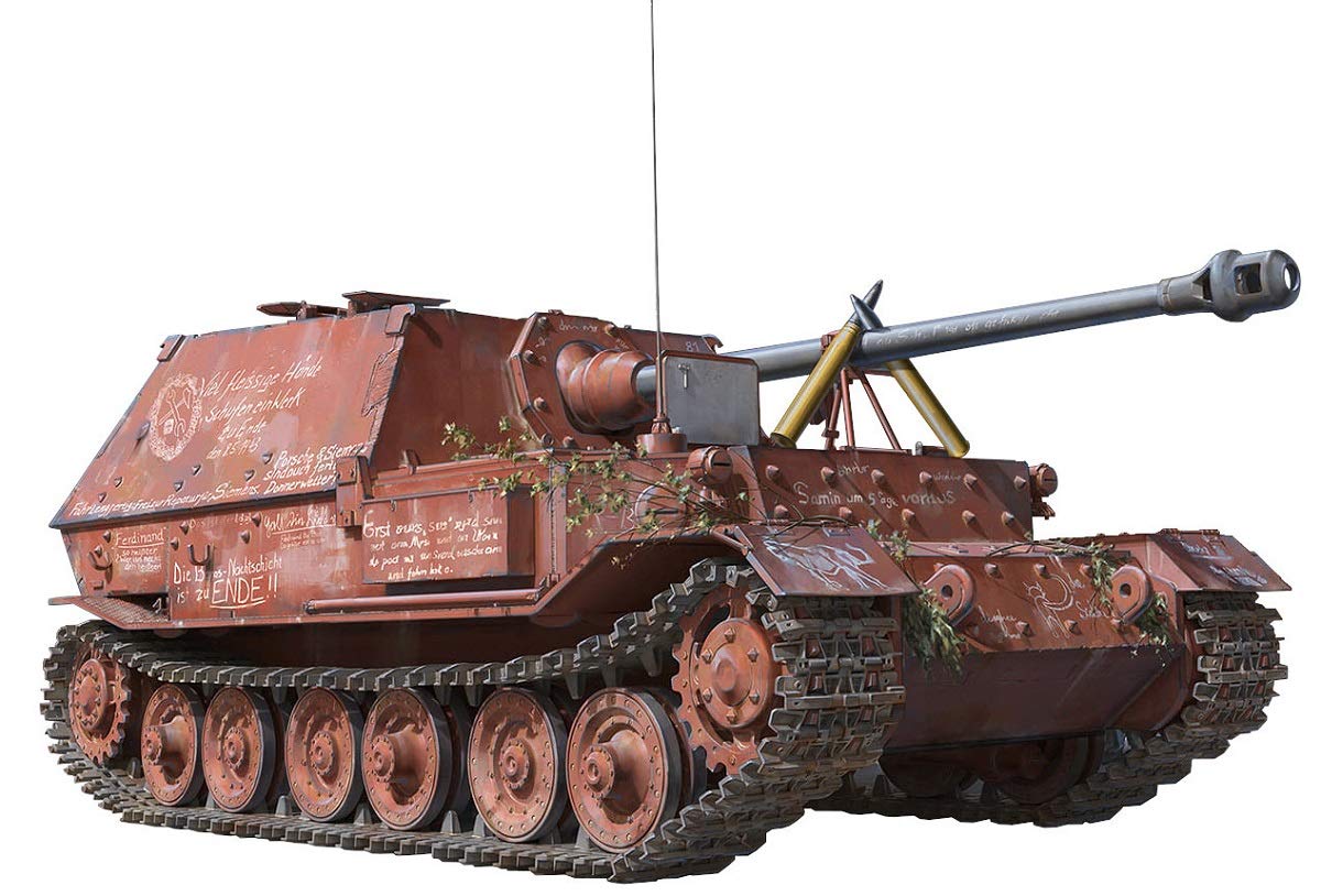 Amusing Hobby アミュージングホビー 1/35 ドイツ陸軍 重駆逐戦車 フェルディナント 150100号 最終生産車輛 プラモデル AMH35A044