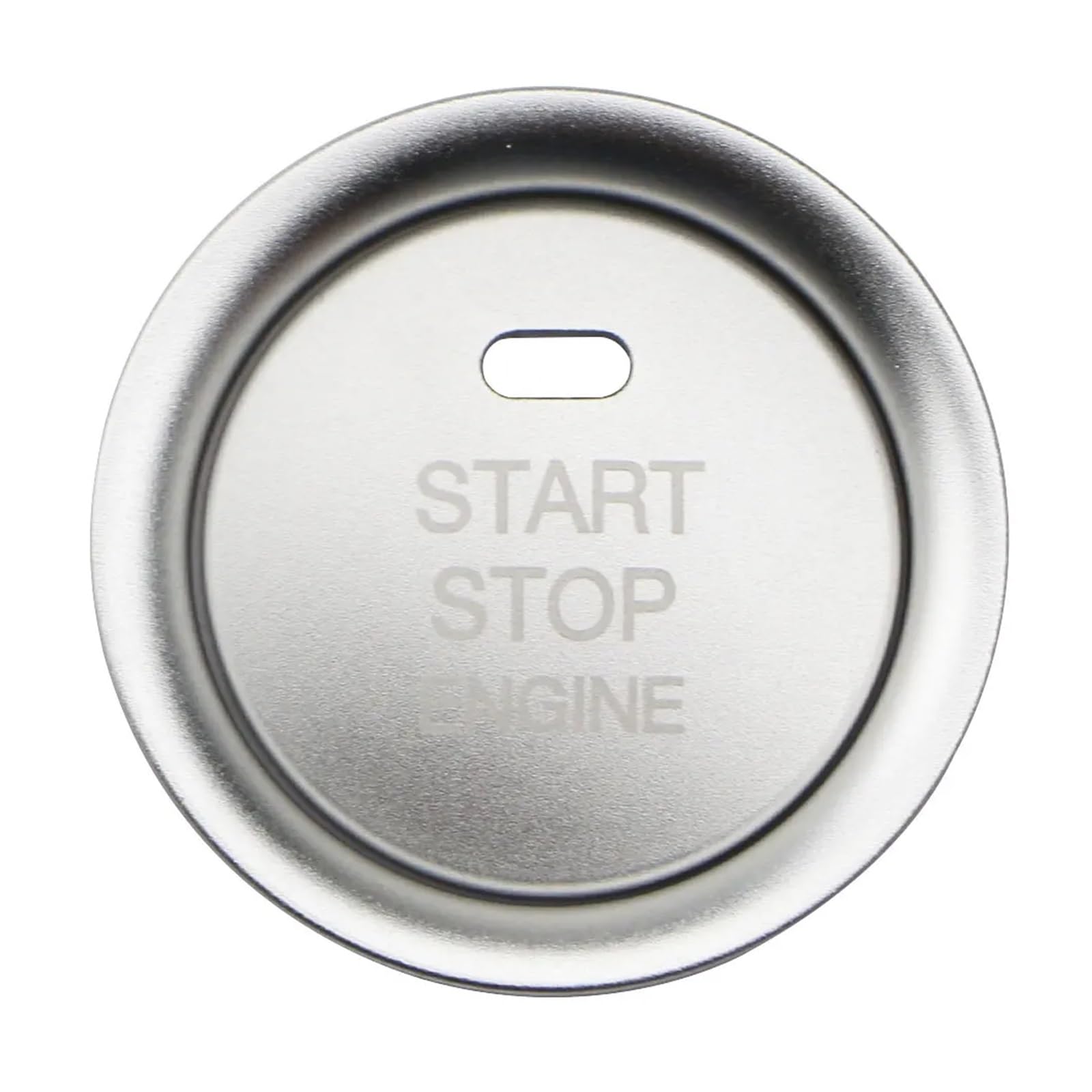 Interior Trim for Mazda CX5 CX3 CX4 Cx-3 3 6 for Axela for Atenza Car Engine Start Stop Switch Button Ignition Key Ring Cover Sticker Cover Trim Sticker(Silver)