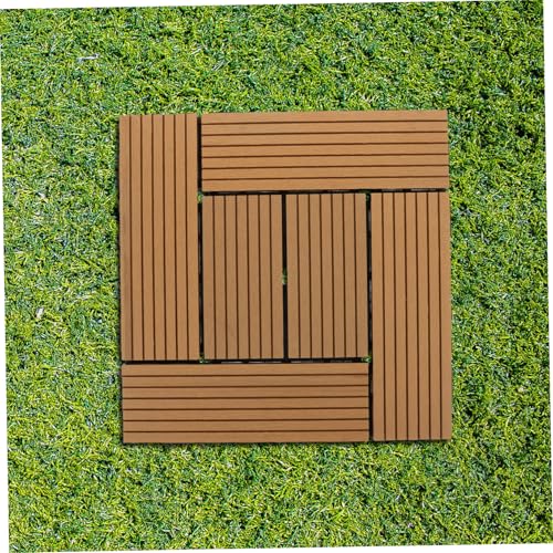 Dalles de terrasse emboîtables antidérapantes plastique extérieur jardin