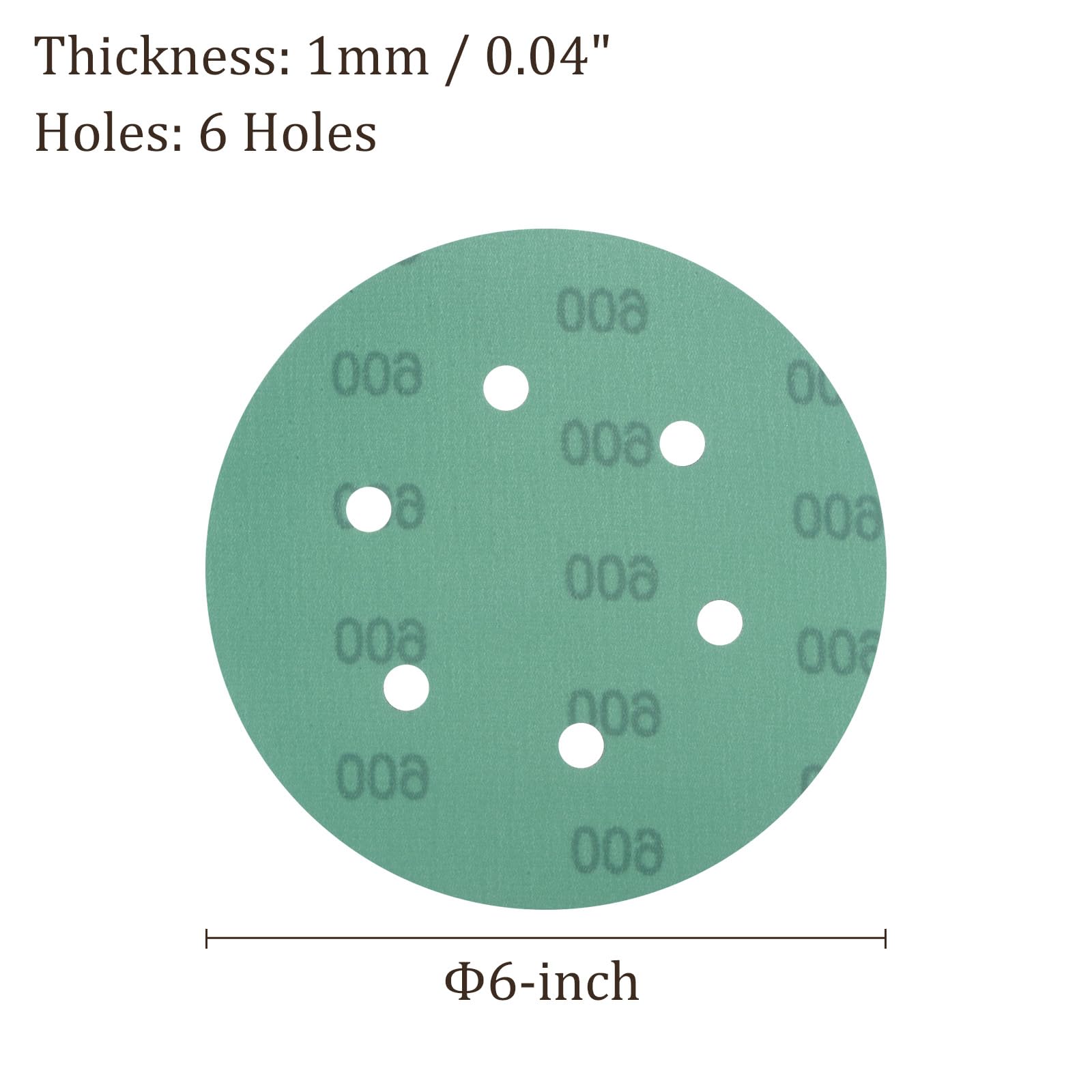 Kozelo 25pcs Green Film Sanding Discs - Image 3