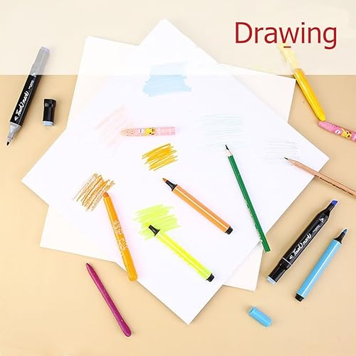 Miniatura 2 de Cartulina blanca de 12 x 12 pulgadas, 65 libras6.35 ozm, papel para álbumes de recortes, 50 hojas, para el hogar, escuela, oficina, manualidades,