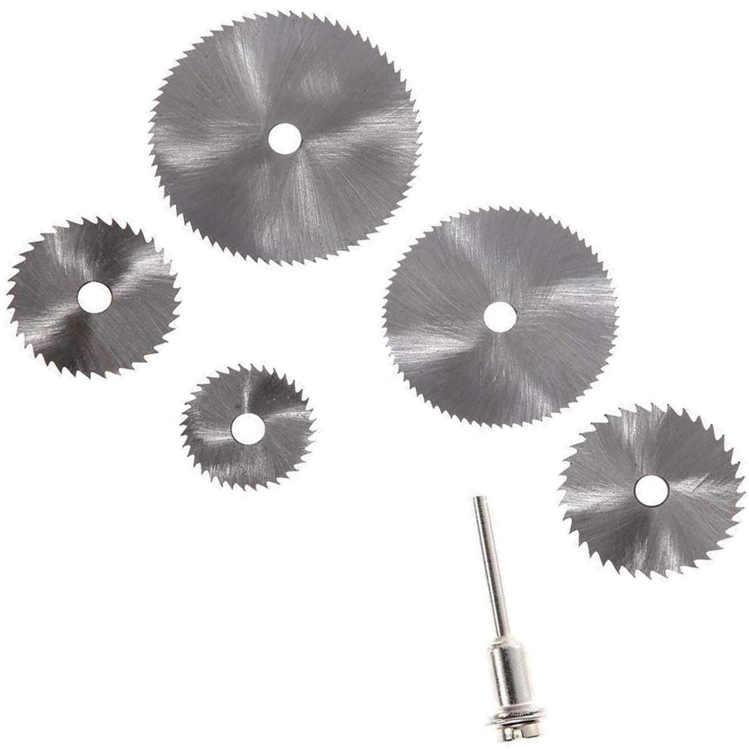 DIY Crafts Pack 7 Pcs Set, 2x Mandrel, DIY Crafts 5x HSS Circular Wood Cutting Saw Blade Discs + 2x M (Pack 7 Pcs Set, 2x Mandrel) (B072C5WJ7Y) Amazon Price History, Amazon Price Tracker