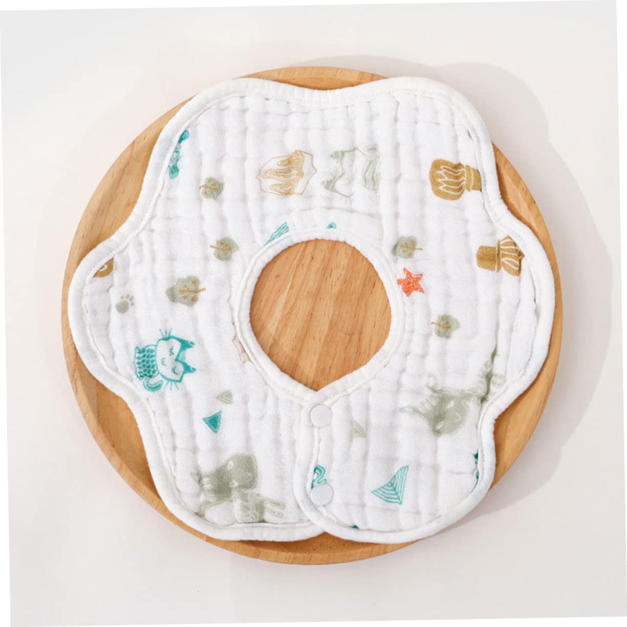 Toyvian 12 Pz Bavaglini pettorali bavaglino neonato in cotone panno per il ruttino del neonato bavaglino per il pranzo in bava di cotone Semplice bambino che fa i primi passi