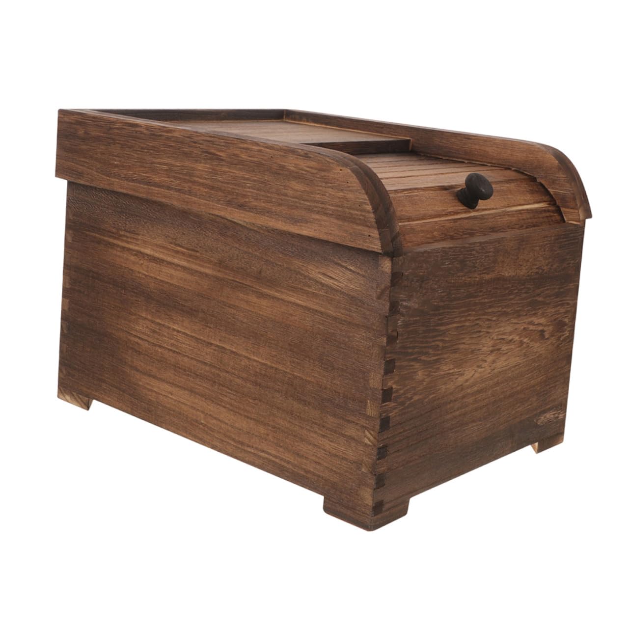 Gatuida 10kg Reisaufbewahrungsbehälter Holz mit Deckel für Trockene Vorräte
