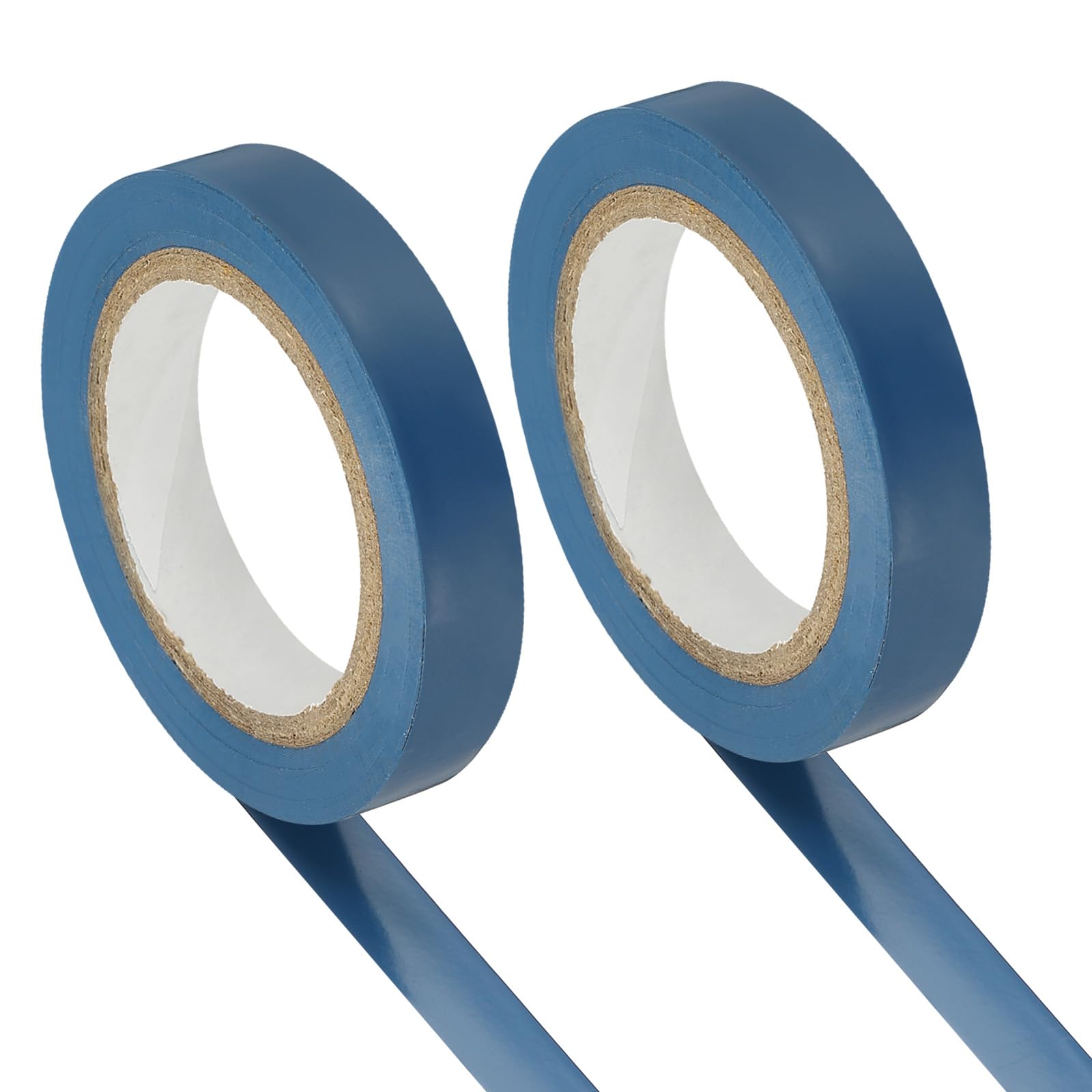 YELARXI Grip Fishing Tape, PVC Racquet Finishing Tapes Racket Accessories Sticky Seal - Fitting for (Tennis, Badminton, Squash), 2 Pack & 32.8ft & Blue