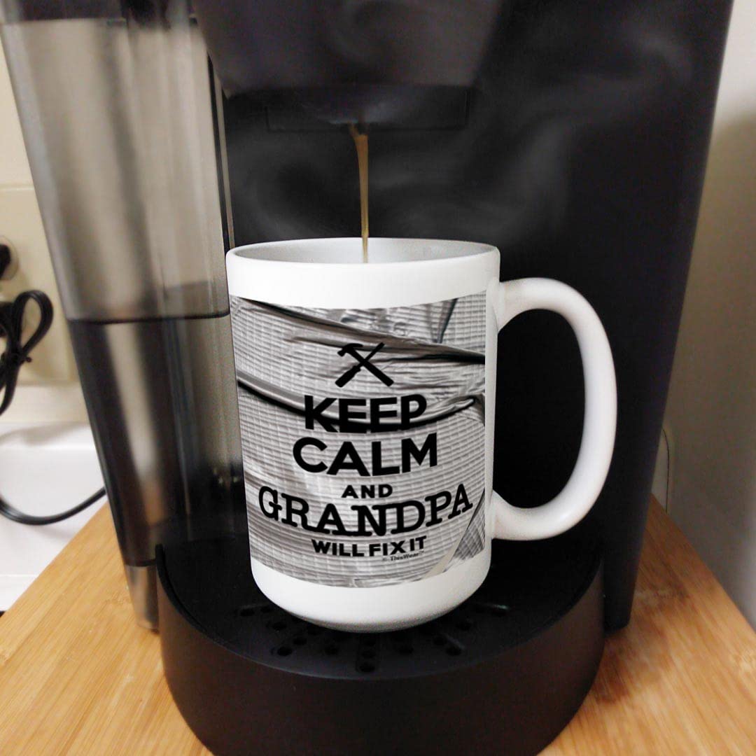 Taza 'Fix It' - Regalo Para Manitas, Papá, O Aficionados Al Bricolaje - Color Blanco, Cerámica