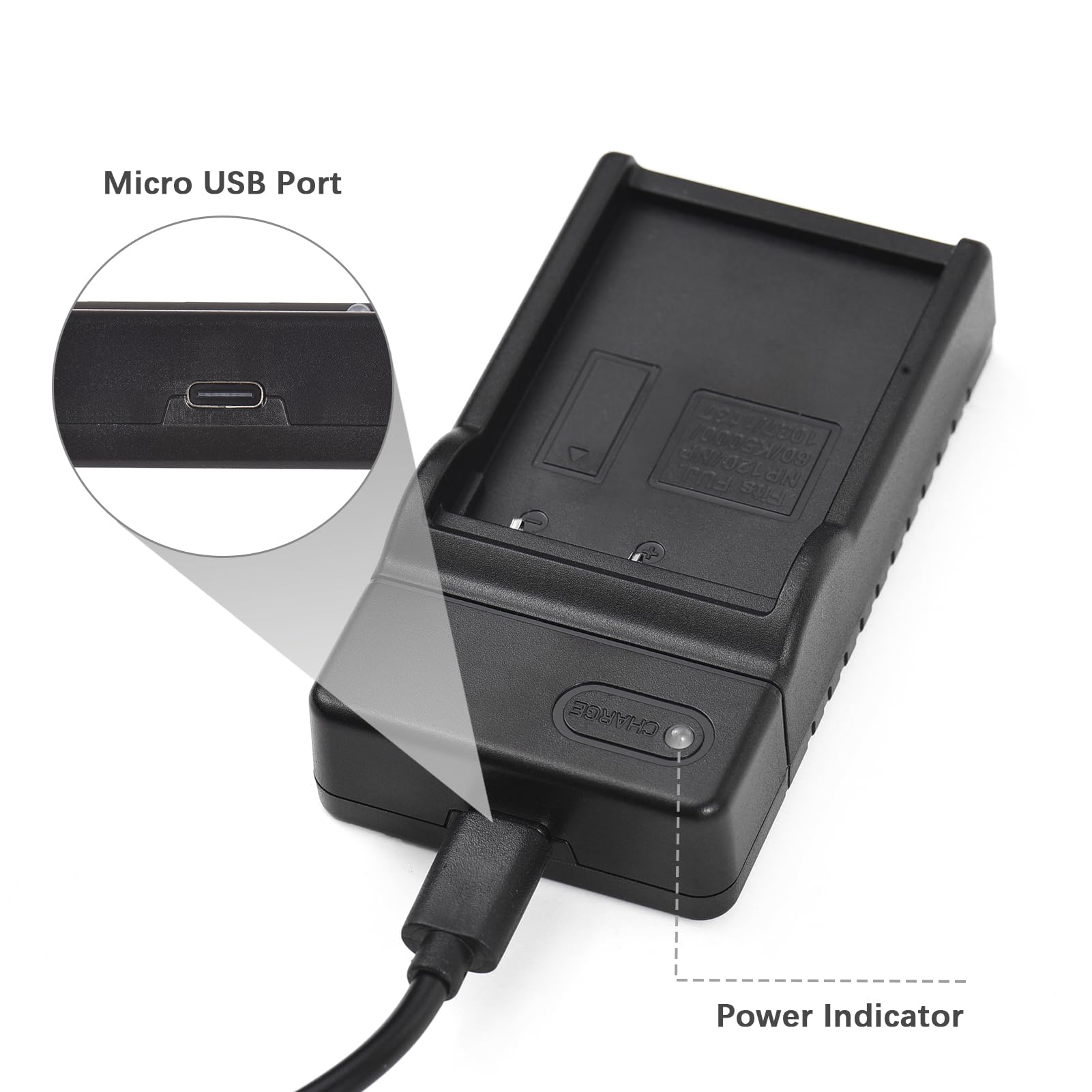 Amazon | MYNVY NP-120 バッテリー充電器 LED インジケーター Amazon | MYNVY NP-120 バッテリー充電器 LED インジケーター