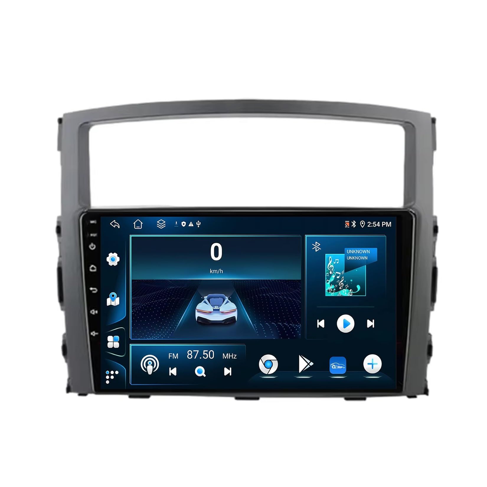 Multimedia Radio for Mitsubishi Pajero 4 V80 V90 2006-2014 Wifi Android 15 9 Inch Bluetooth For 4 Core 2G+64G