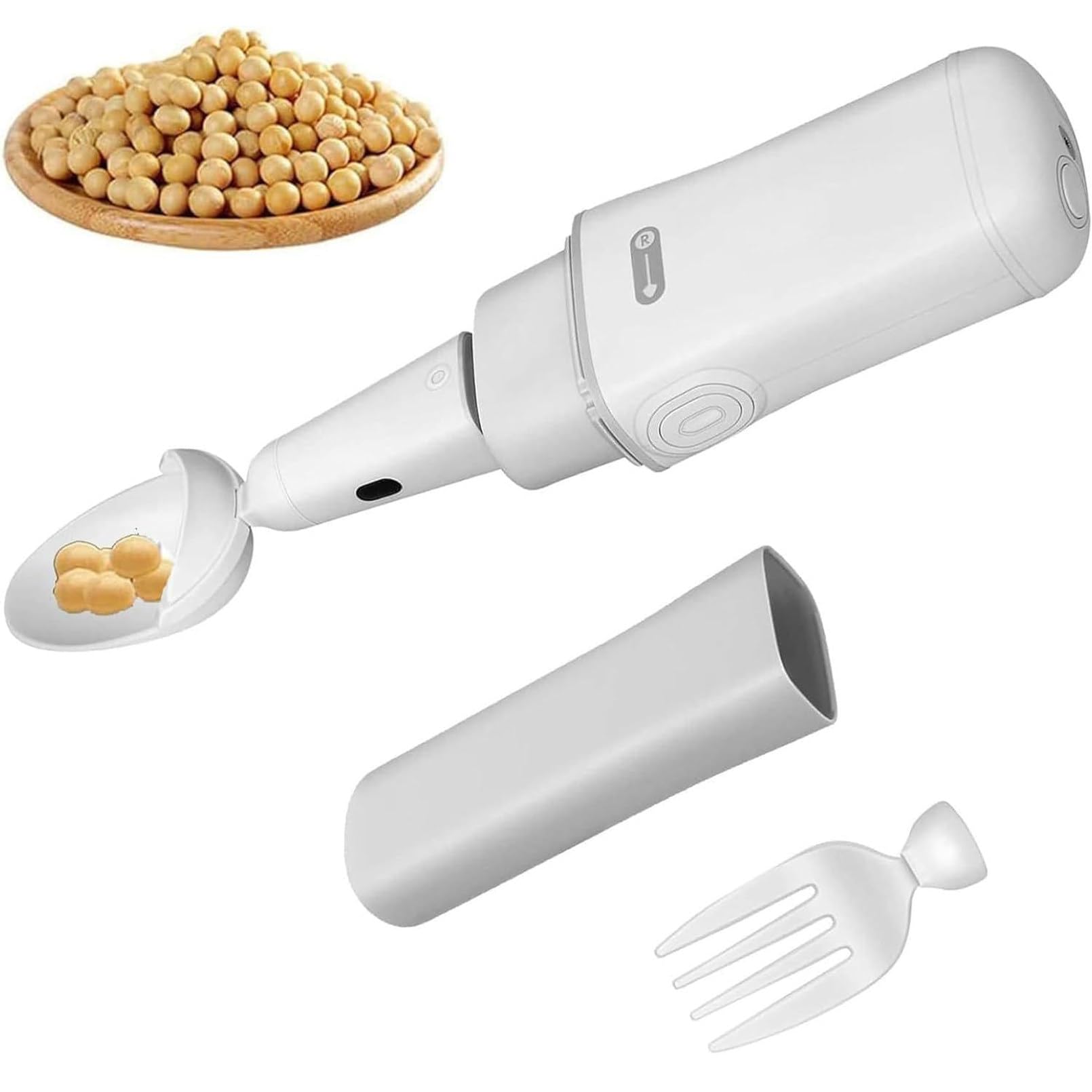 Cuchara para el Parkinson para temblores en las manos, cubiertos para ayudar con la artritis, juego de cuchara y tenedor para el Parkinson para personas mayores, para miastenia grave y artritis