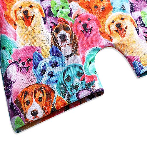 Image of HOZIY Gymnastics Leotards for Girls Unicorn Aurora Rainbow Mermaid Dinosaur Cupcake Sparkle Biketard Toddlers Kids Children