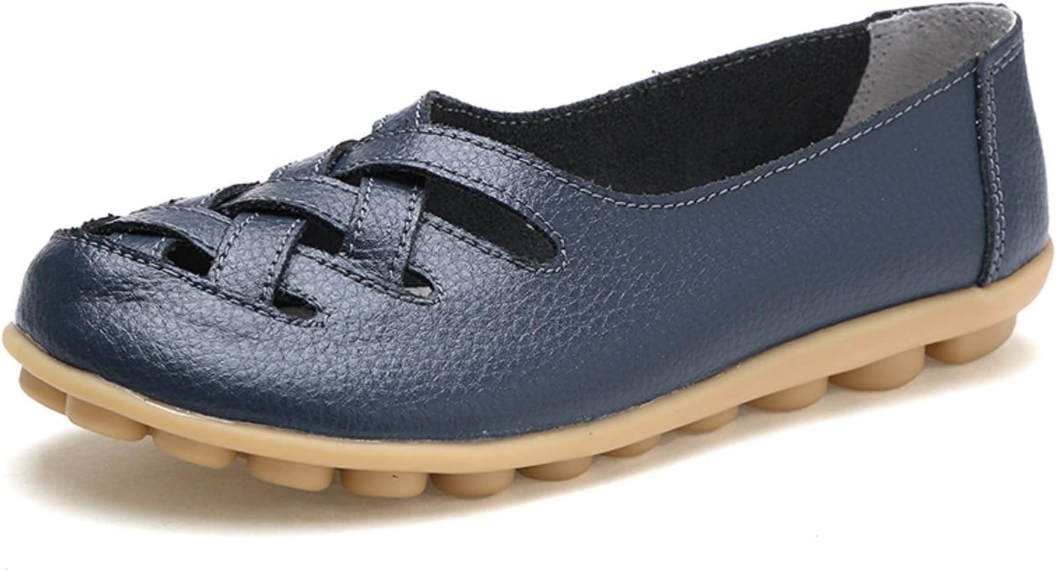 Women's Braided-Nests Walking Flat Loafer