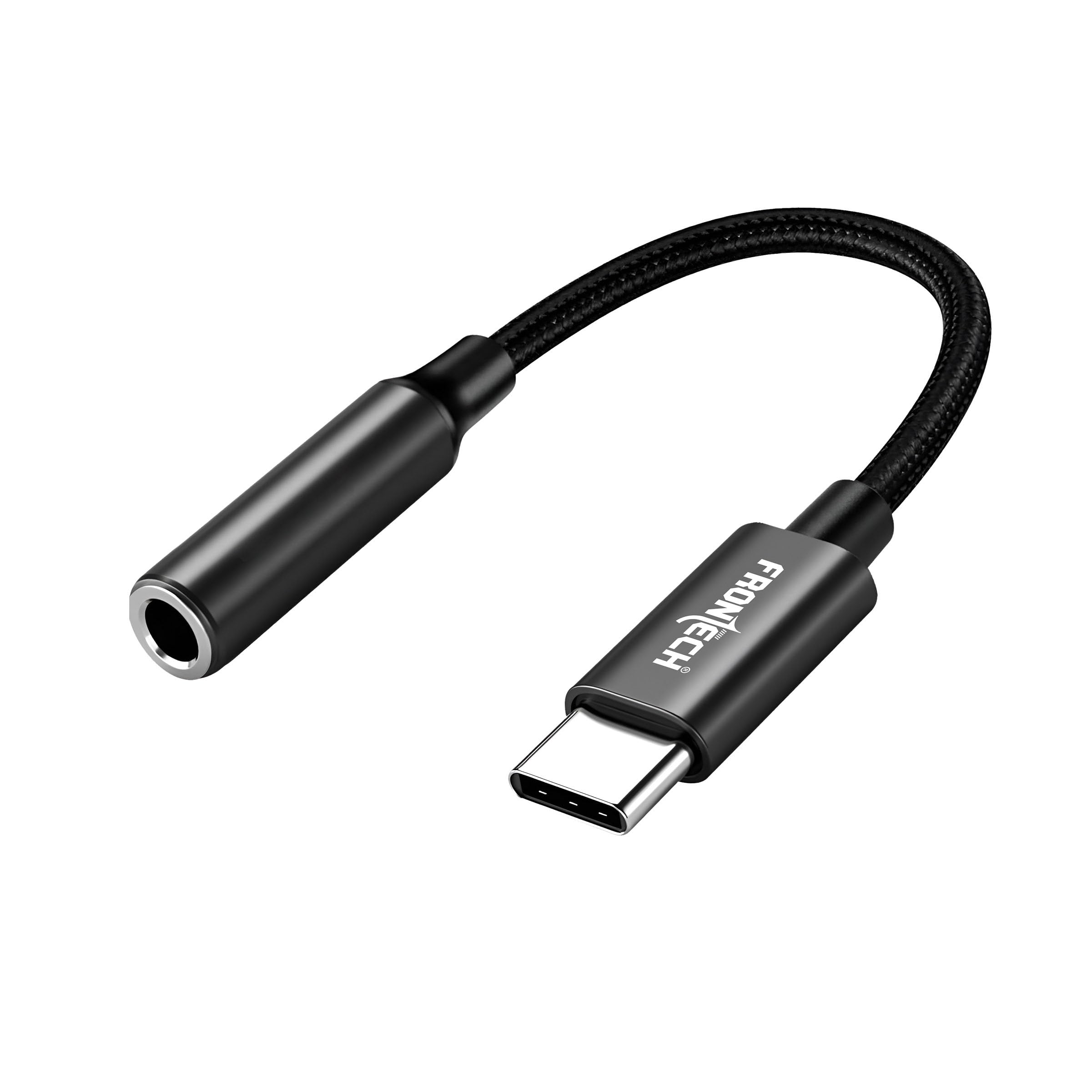 FRONTECH Audio Converter Type C to 3.5 mm Audio Jack Connector with DAC Headphone Converter Adapter (NC-0039)