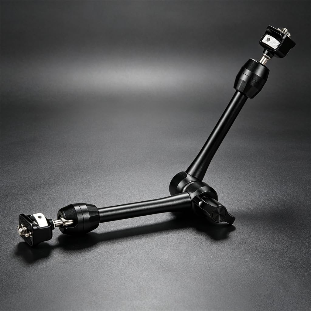 Soporte de metal para cámara para filmación de vehículos de ciclismo y uso en escritorio