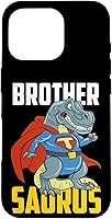 Vista 20 de Brother Saurus Brother Dinosaur T-Rex Superhero Case for iPhone 16