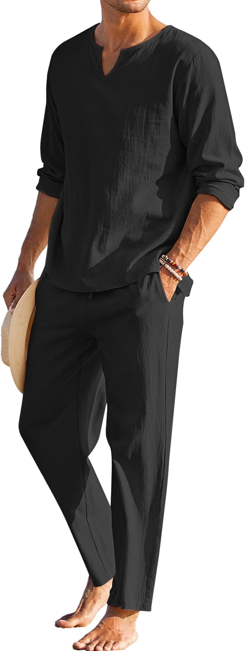 black mens casual outfits