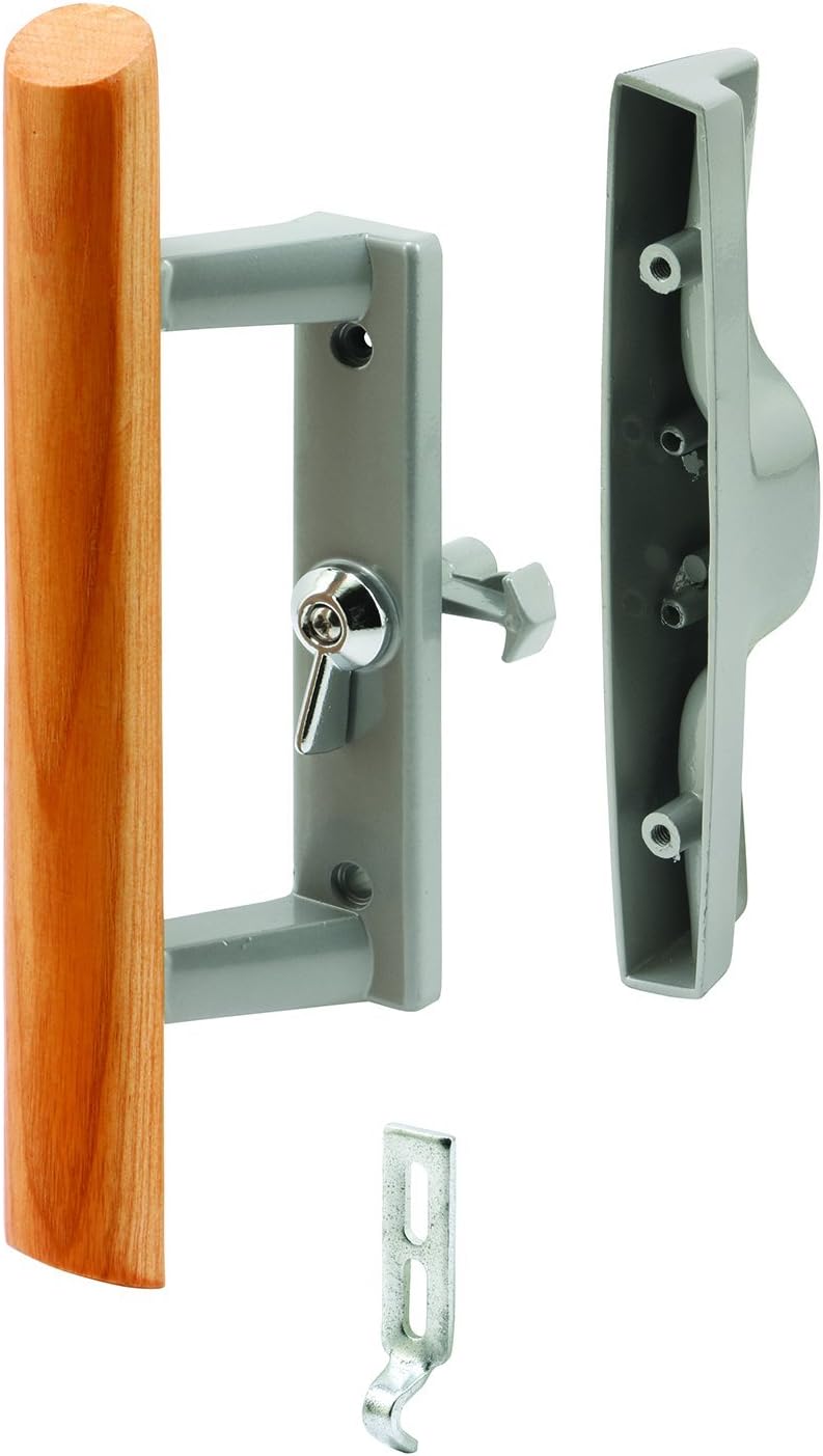 Prime Line Products C 1018 Sliding Glass Door Handle Set 3 15 16 In Diecast Wood Aluminum Color Hook Style Internal Lock Replacement Appliance Fastener Hardware Amazon Com Prime Line Products C 1018 Sliding Glass Door Handle Set 3 15 16 In Diecast Wood Aluminum Color Hook Style Internal Lock Replacement Appliance Fastener Hardware Amazon Com