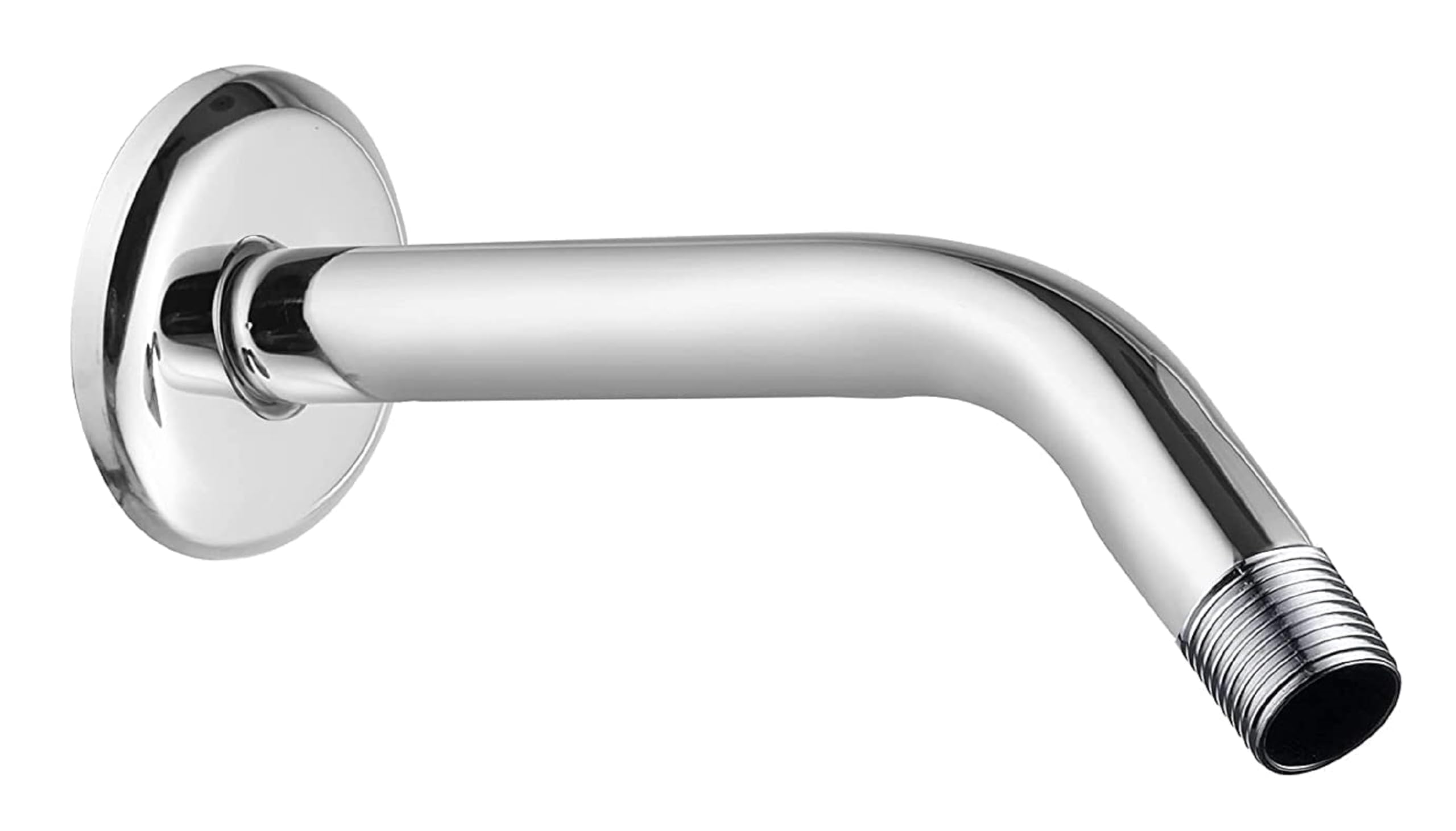 PEFKO PFK024 Stainless Steel Square Shower Arm with Wall Flange For Over Head Wall Shower (SILVER, 12" INCH) (B0DCBQWKND) Amazon Price History, Amazon Price Tracker