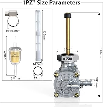 Amazon.com: 1PZ VT2-C03 Fuel Valve Petcock Switch Shut Off with Amazon.com: 1PZ VT2-C03 Fuel Valve Petcock Switch Shut Off with
