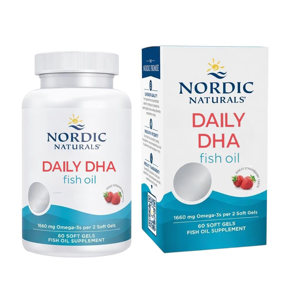NORDIC NATURALS DAILY DHA EXTRA FISH OİL 60 SOFT GELS