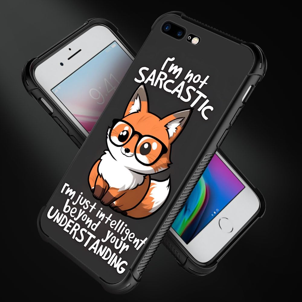 Amazon.com: CARLOCA Compatible with iPhone 8 Case,iPhone SE 2020 Case,Cute  Fox Wear Glasses iPhone 7 Cases for Girls Boys,Graphic Design Shockproof  Anti-Scratch Drop Protection Case for iPhone 7/8/SE2 : Cell Phones &