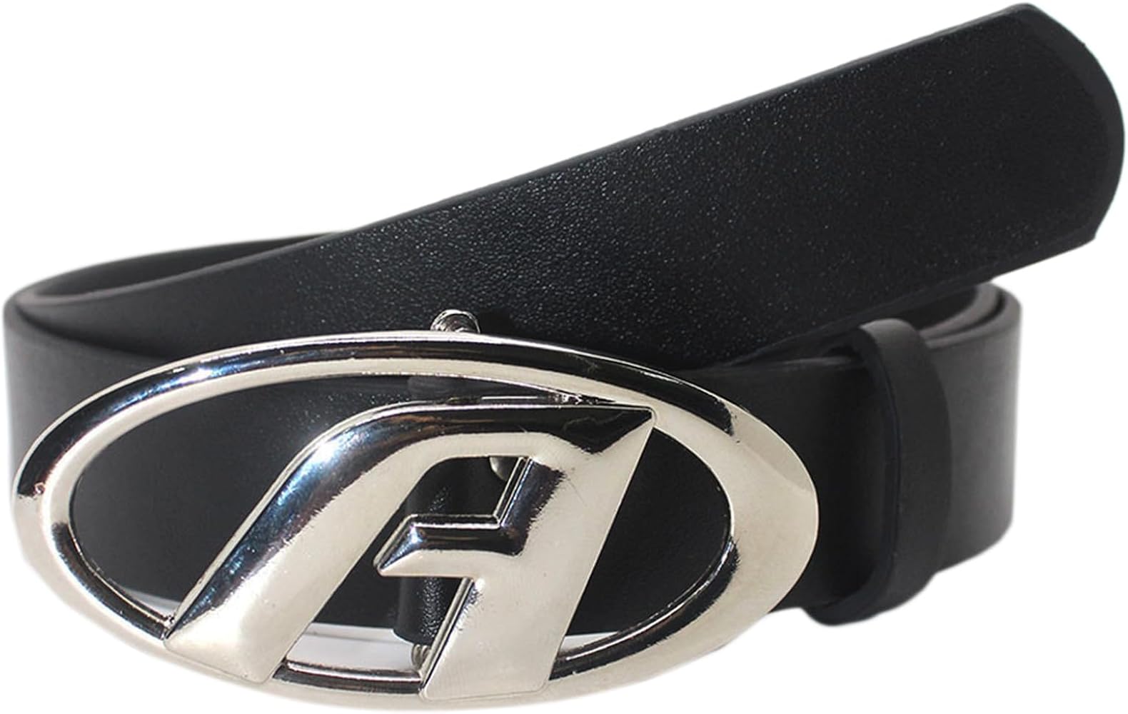 Amazon | [Fogun] 文字 A バックルベルト調整された PU レザーベルト