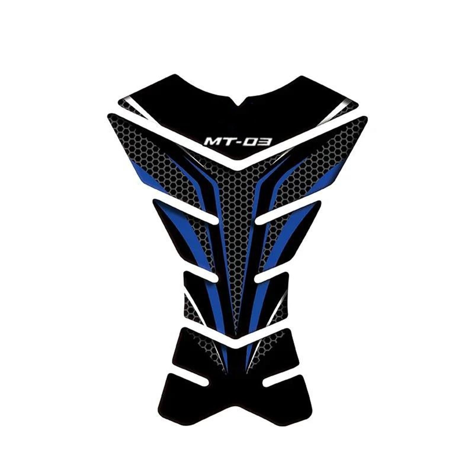 Motorcycle Fuel Tank Pad Stickers Protection Decorative Decals Fuel Tank Pad Stickers for Yamaha MT-03 MT03 Mt03(Style 7)
