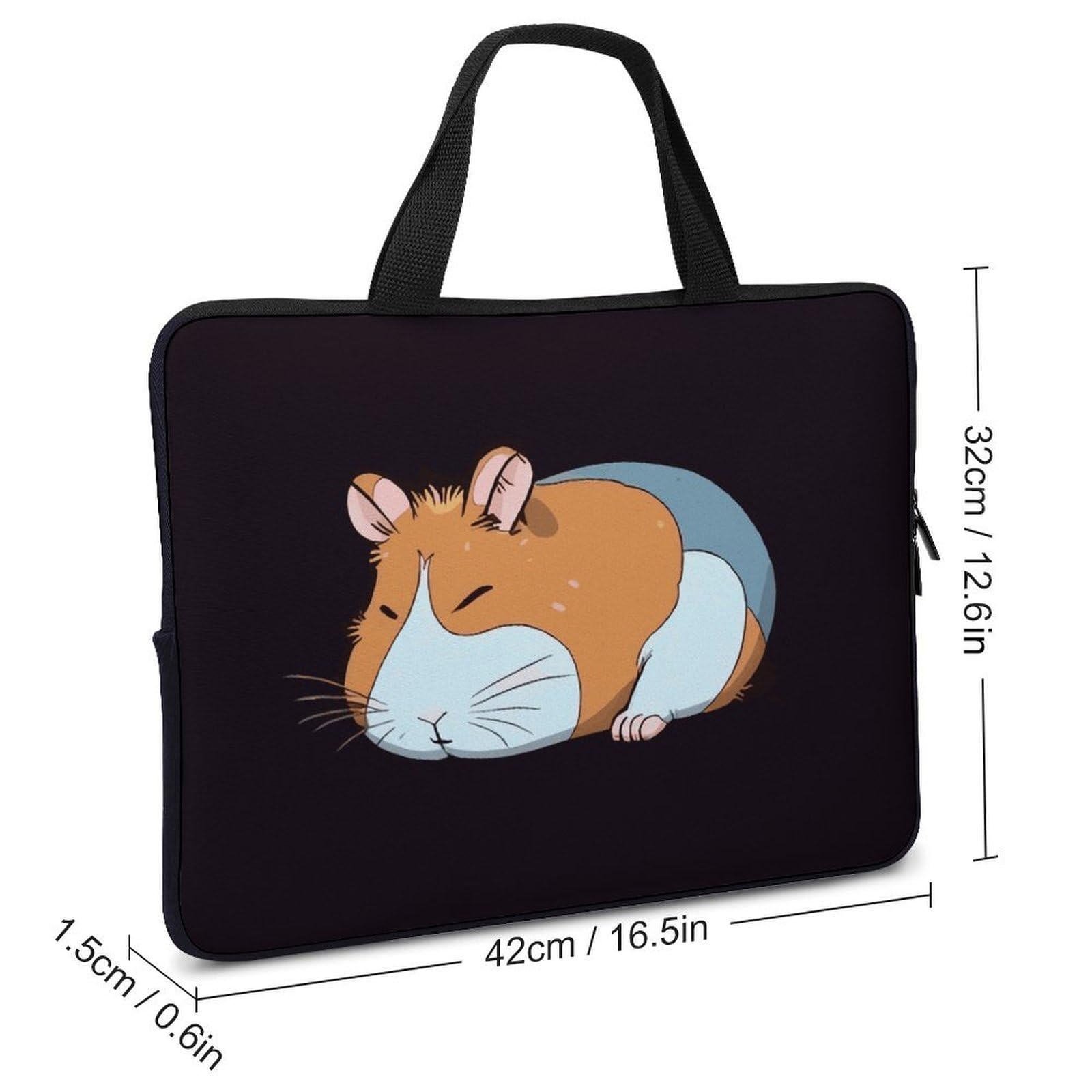 Custodia per laptop da 17", ultra sottile, leggera e impermeabile, in neoprene resistente, con cinghia da polso
