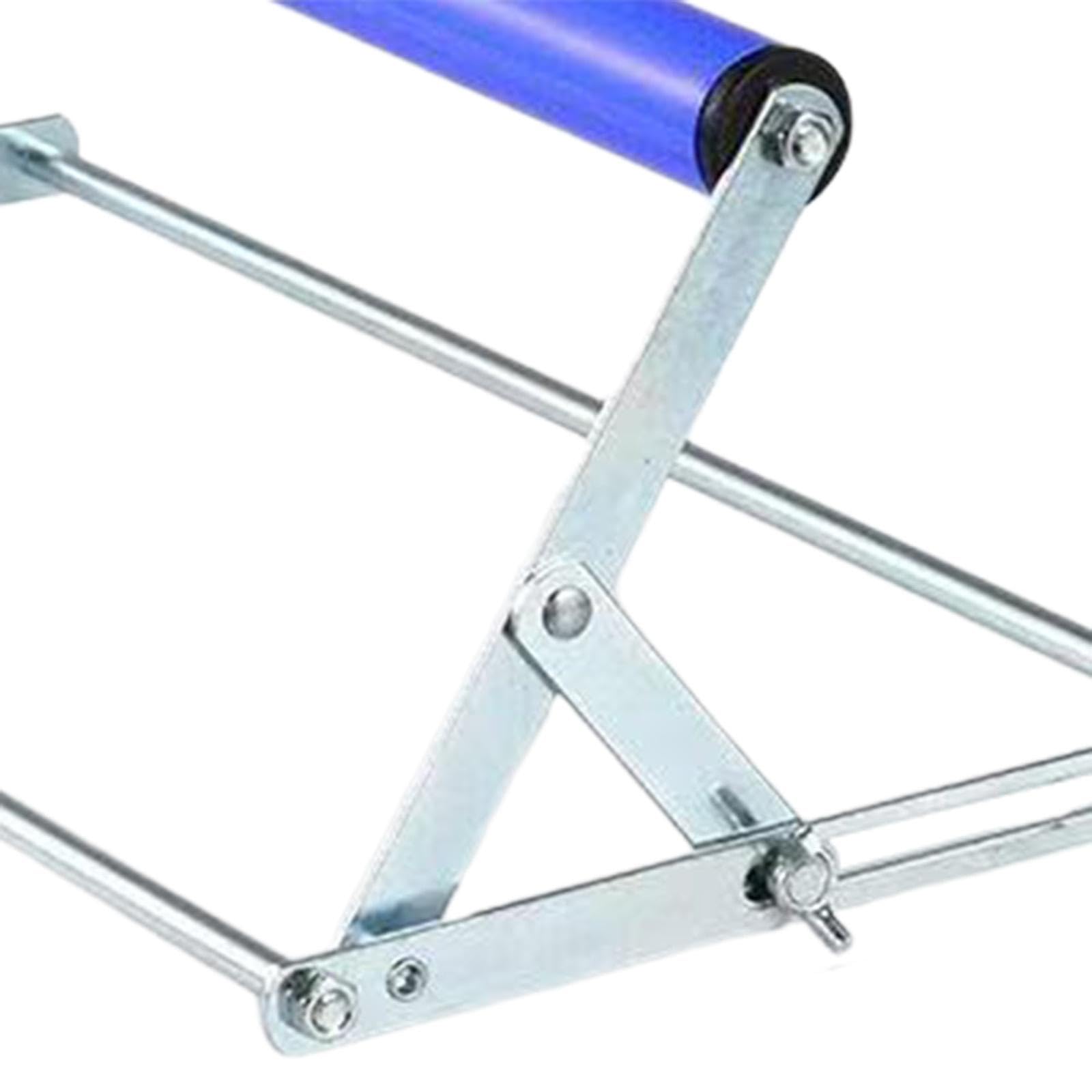 Harilla Bastidor de Soporte para Máquinas de Corte, Plegable, Ajustable, Práctico, Profesional, Soporte Estable, Equipo de Taller, Azul