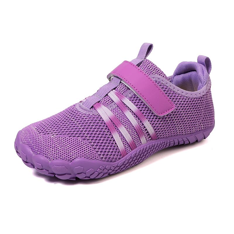 JYukaichen Zapatillas Barefoot Niños Niña Sneakers Minimalista Suaves Antideslizantes y Ligeras con Puntera Ancha Calzado Descalzos, EU 26-38