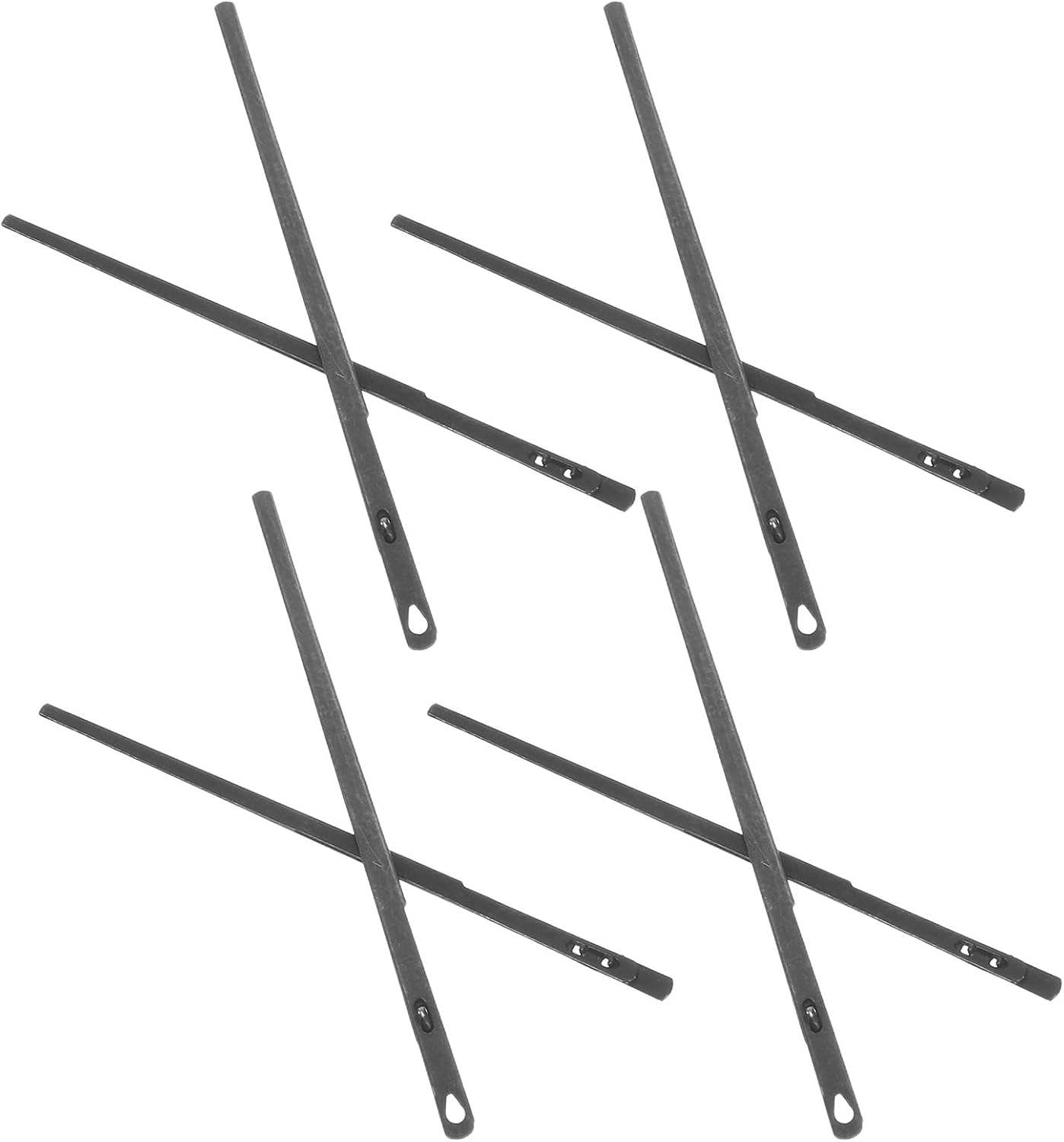 ORFOFE 8pcs Metal Leather Stitching Needles Double Hole and Single Hole Lacing Needles for Hand Sewing Leathercraft DIY Weaving and Rope Repair