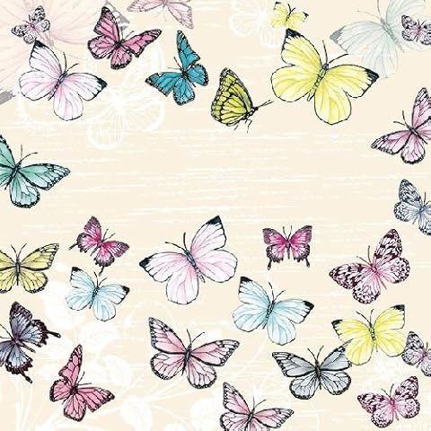 Ambiente Luxury 3 Ply Butterfly Napkins Cover