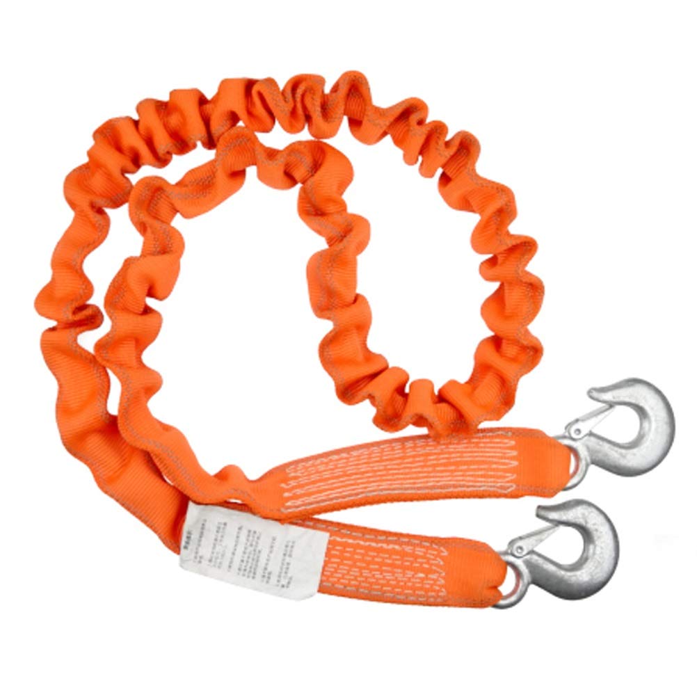 Corde De Remorquage 5 Tonnes - 1.8m (extensible à 4m) - Avec Crochets Et Sac