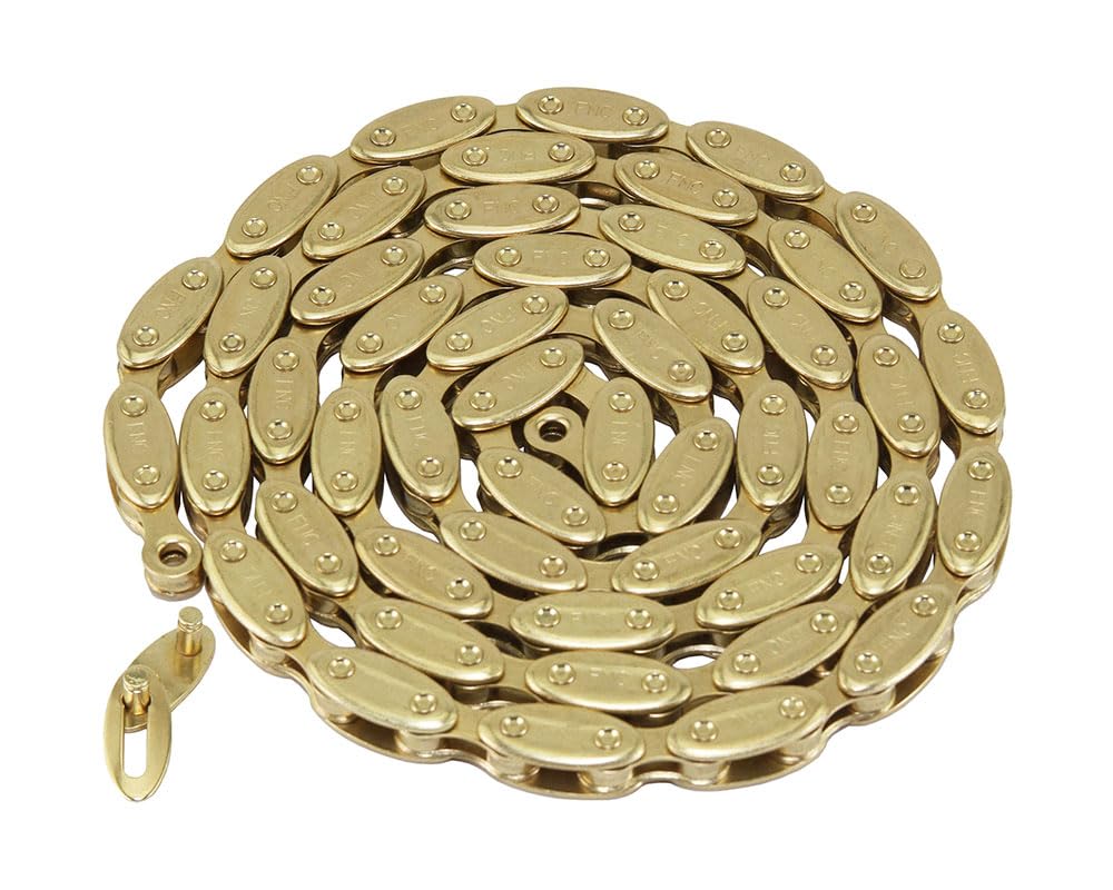 Lowrider Bike Olive Chain 1/2x1/8x100 1/Speed Gold.