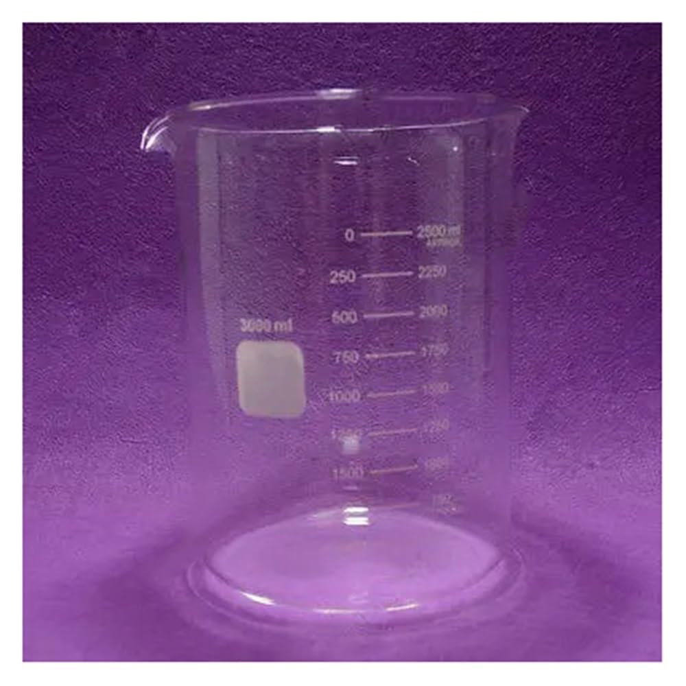 Laborgeräte und -ausrüstung 3000 ml Becherglas, niedrige Form, Becherglas, Laborglas