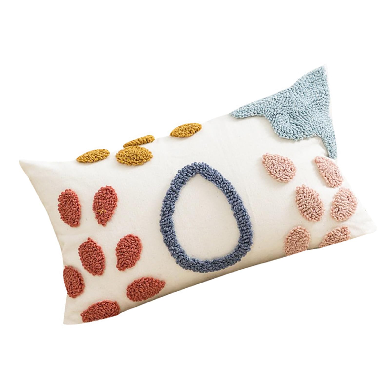 Limtula Waterdrops Embosseds Pillow Cover for Sofa Bedding Polyester Fabric Lumbar Designs 45cm and 50cm Creative Pillow Cover