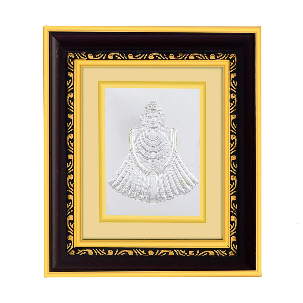Buy Pray Everyday Khatu Shyam ji Silver Plated Gods Photo frames Hindu