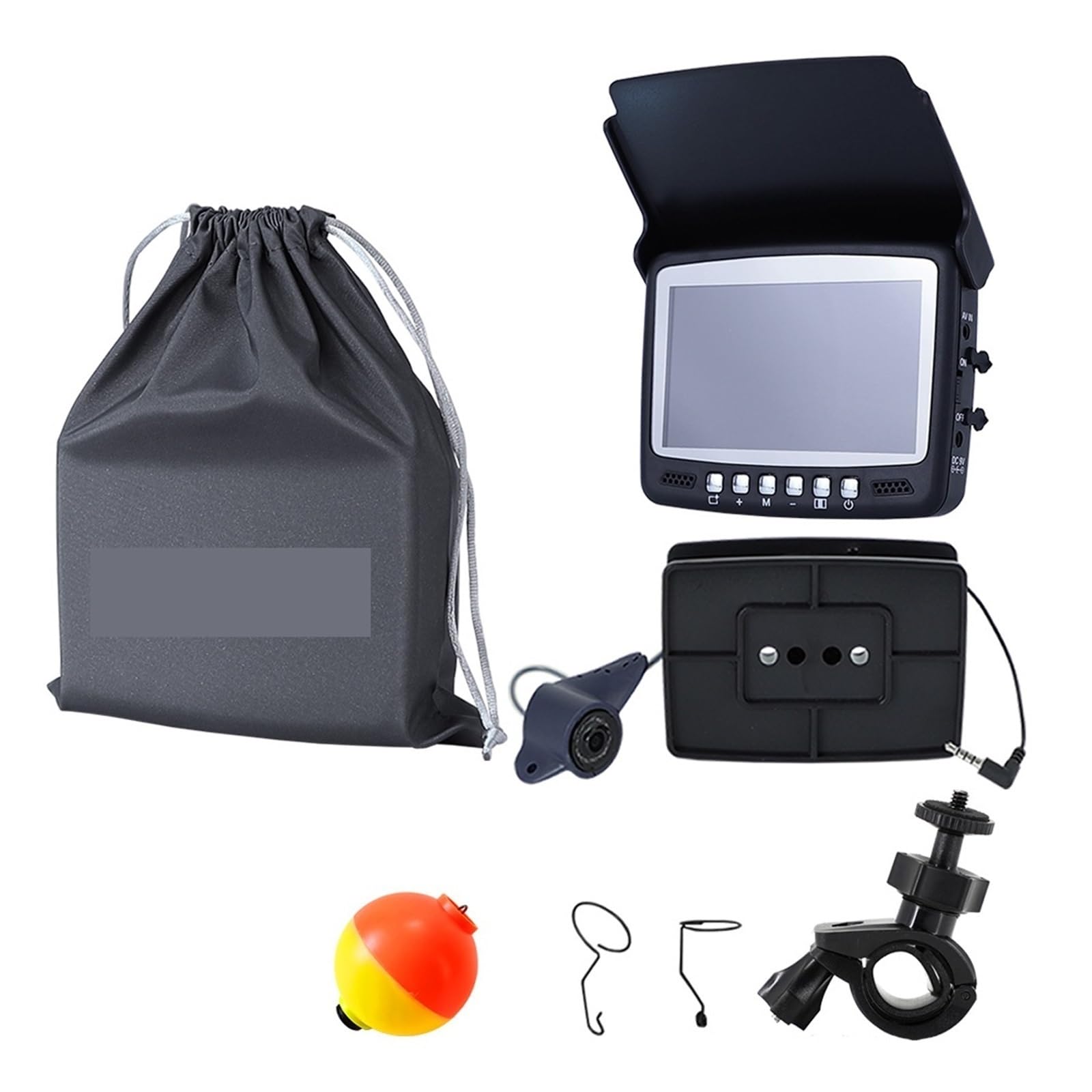 CVFRDD Underwater Fishing Camera 4.3 Inch IPS Underwater Fishing Camera With 8 Infrared Lamp On/Off Function Waterproof IP68 For Fish Finder To Boy/Men for Ice Sea Lake Boat Fishing(30M)
