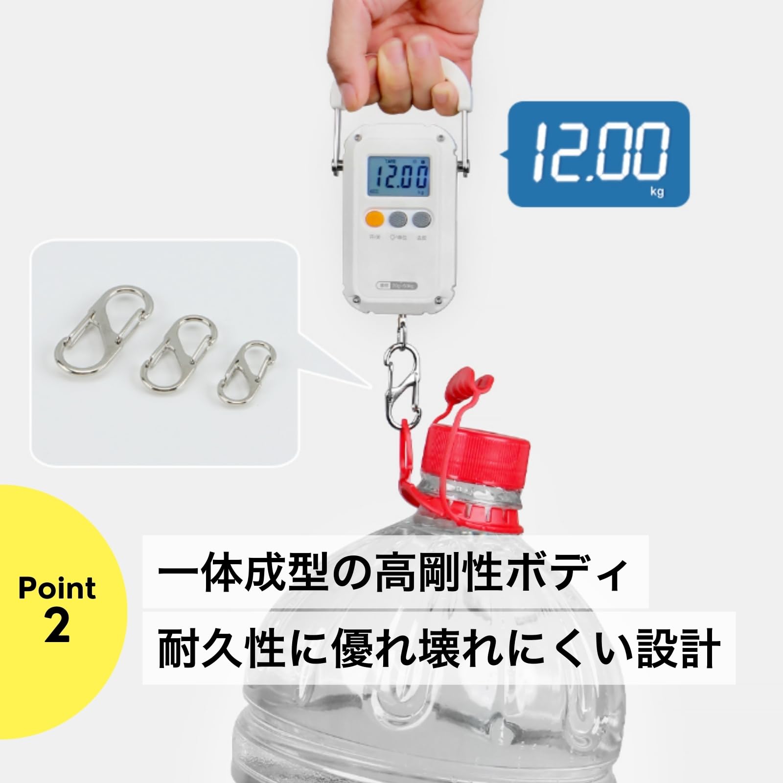 カラビナ 10個入り キーホルダー S字型 おしゃれ 軽量 高硬度 合金 多機能 NYANDELMO ND-0396-R04 - 3