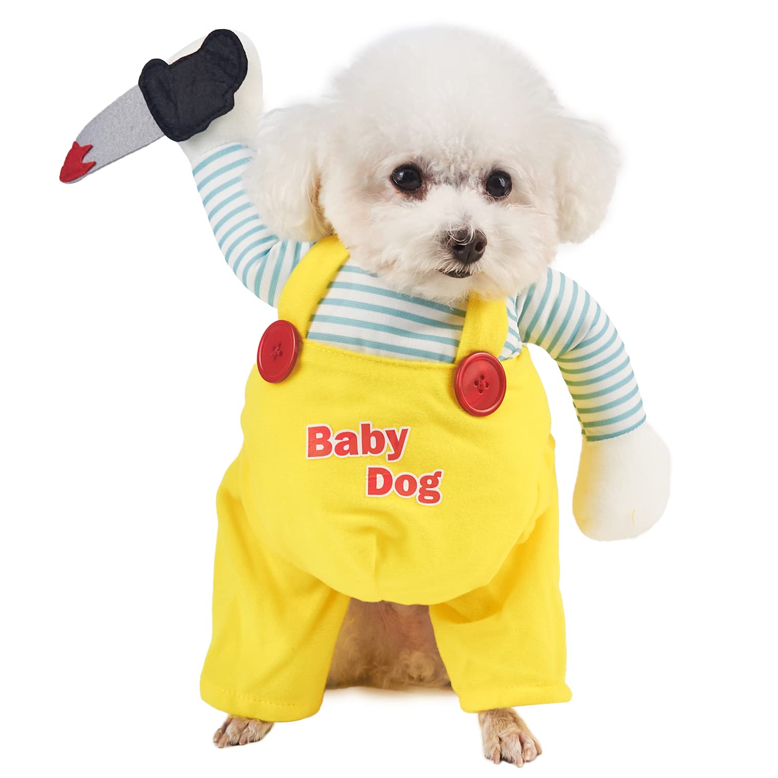 Deguisement Chiens Halloween, LED Ailes Chauve Souris Chien, Costume