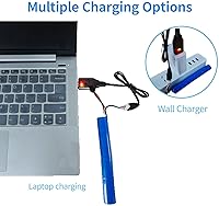 Vista 4 de Pistola de bolas de gel de agua de 7.4 V, 2000 mAh, batería recargable con cable de carga, Airsoft, batería compatible con SRB400, SRB-400 SUB