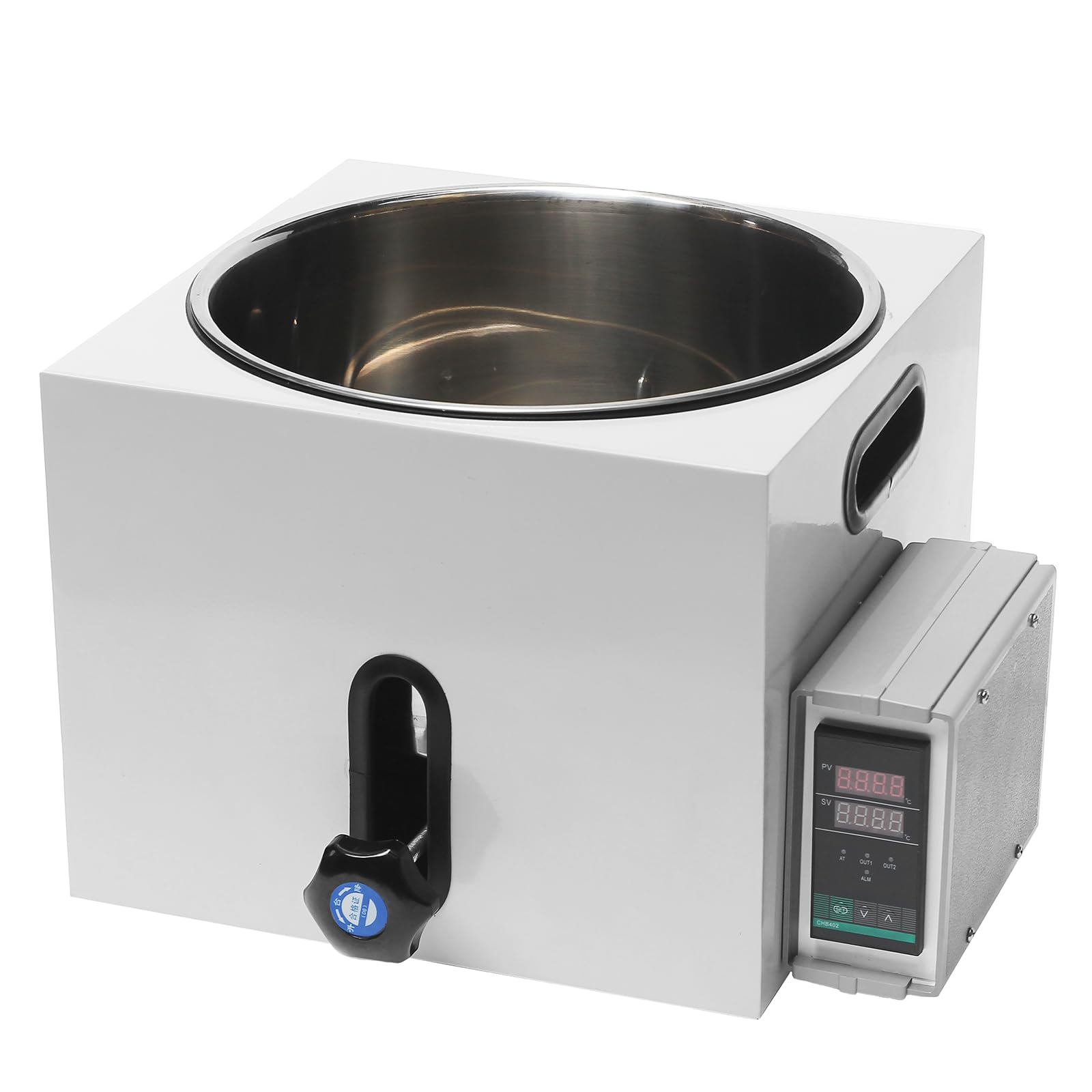 Baño maría de Laboratorio, 2L/5L Baño de Agua a Temperatura Constante de Laboratorio con Revestimiento de Acero Inoxidable, Dispositivos de Calentamiento Digitales de Tipo Elevador,2L