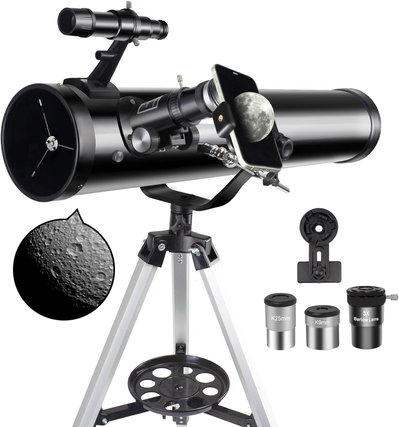 Telescope,76mm Aperture 700mm Focal Length Astronomy