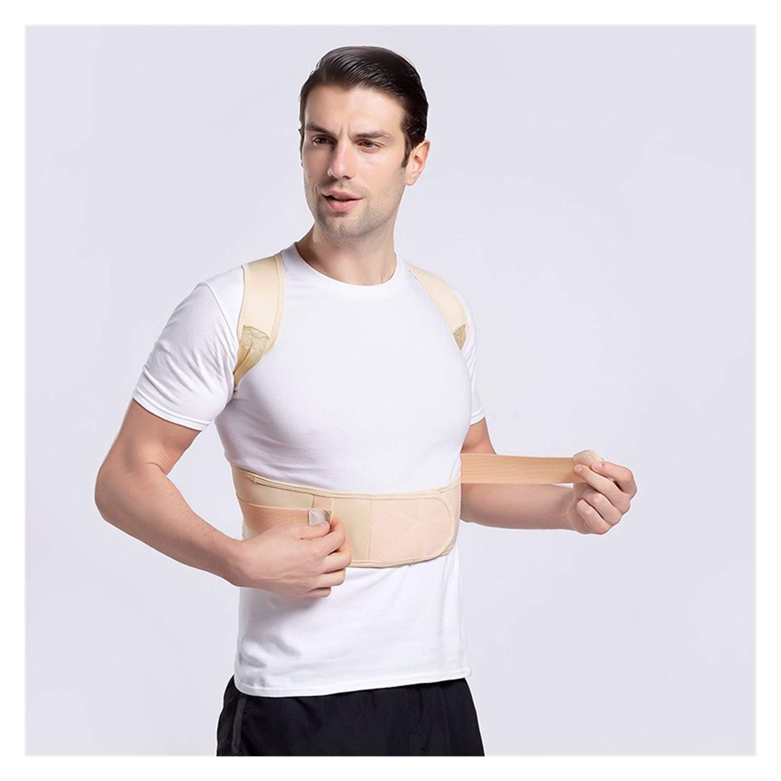 Corrector de Postura Ajustable, corsé, Soporte Lumbar, Corrector Recto para Hombres y Mujeres.
