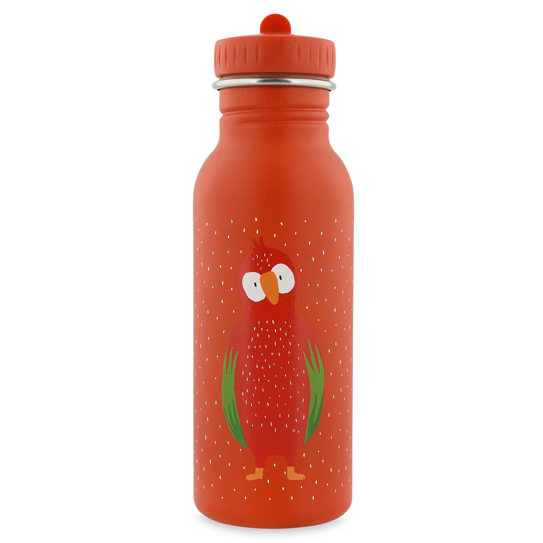 Trixie Baby Trixie – Botella para niños de acero inoxidable 500 ml – Mr. Loro (Loro)