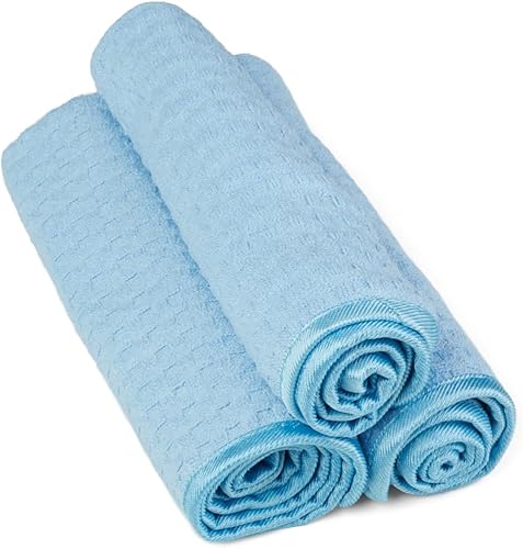 Kavalier Juego de Toallas de Microfibra Crystal Clear Shine - Limpieza sin Rayas
