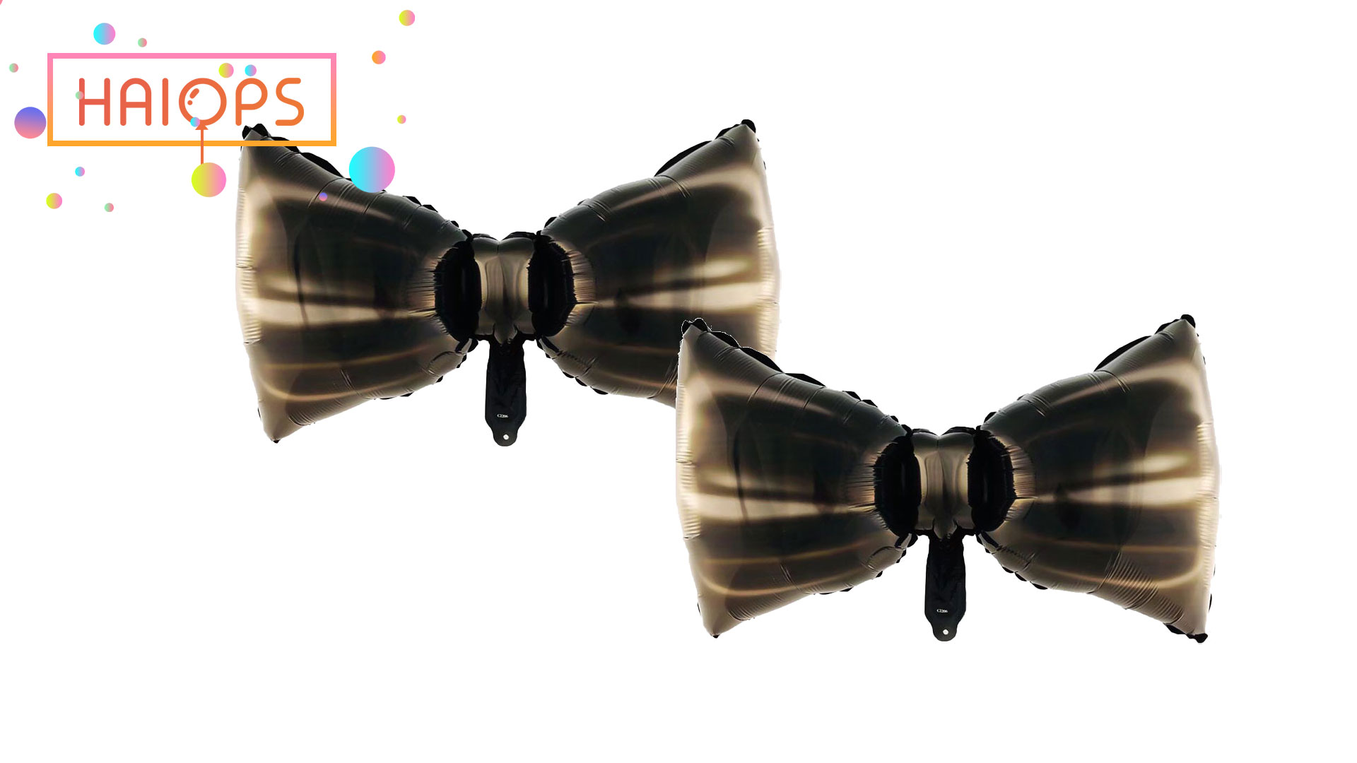 Amazon.com: HAIOPS 2PCS Bowtie Balloons 31” Foil Balloons Black