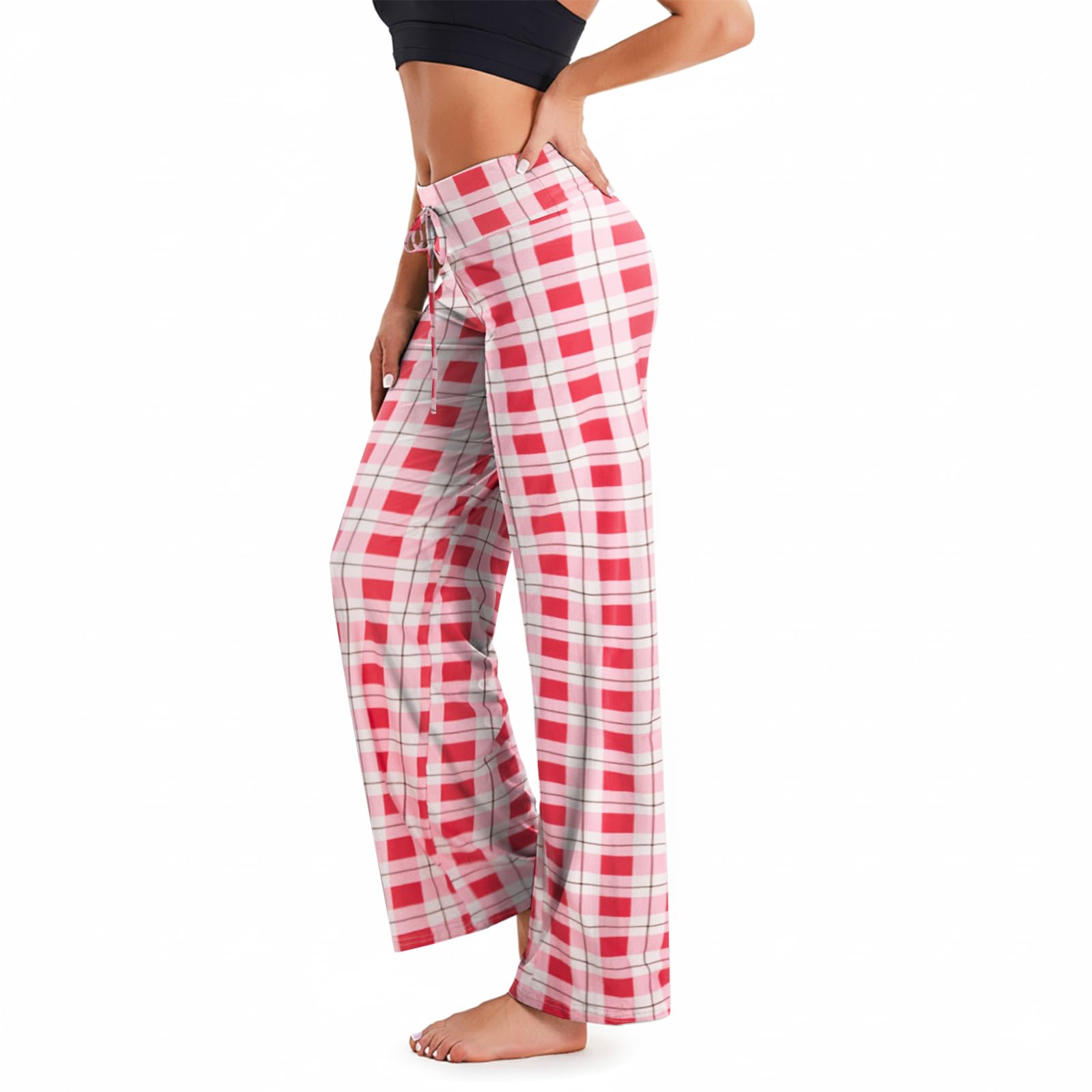 TNNZEET 3 Pack Women's Wide Leg Pants - Casual Loose Yoga Pants Sweatpants Lounge Pajama Pants